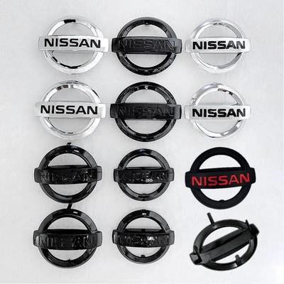 ABS Car Front Emblem Sticker Rear Trunk Badge Decal for Sylphy Qashaqai X-trail Patrol Micra X Trail Elgrand Leaf Juke