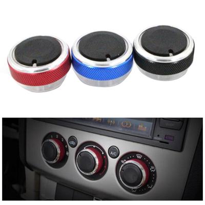 3 pezzi/set Manopola Aria Condizionata in Alluminio Manopola Interruttore AC Pulsanti Riscaldamento Controllo Clima Adatti per Accessori Auto