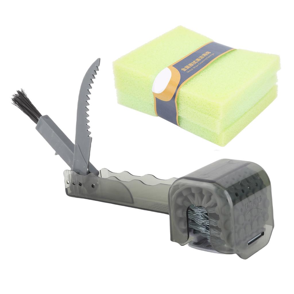 Bisiklet Zinciri Çoklu?Fonksiyonel Temizlik Aletleri Seti Zincir Temizleyici Yumuşak Fırça Sünger Kiti