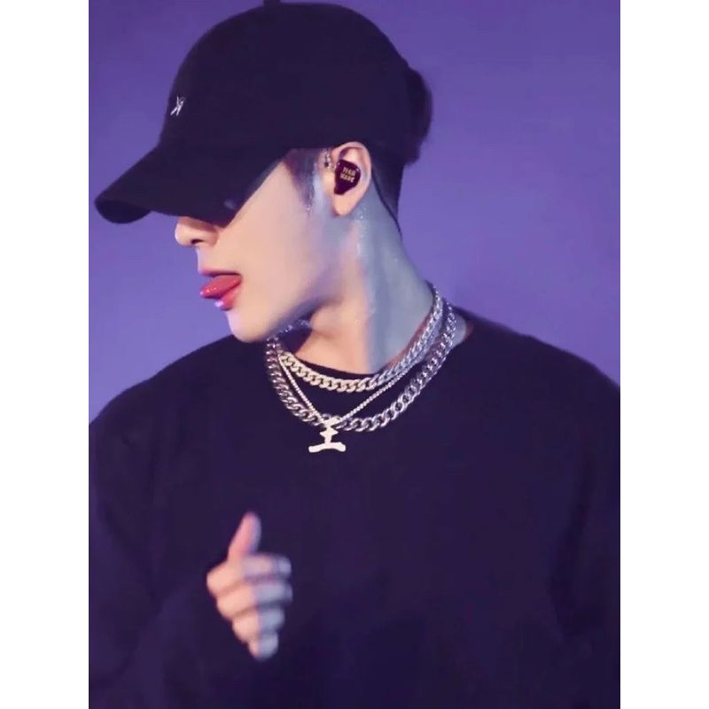G-Overshare Fashion Street Rap Shining Full Diamond Cuban Necklace Ins Men & Women Trendy Hip Hop Clavicle Chain