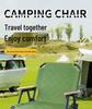 Kermit Portable Folding Camp Chair - Thick Oxford, No Assembly Required, High Load Bearing for Outdoor Camping and Fishing.