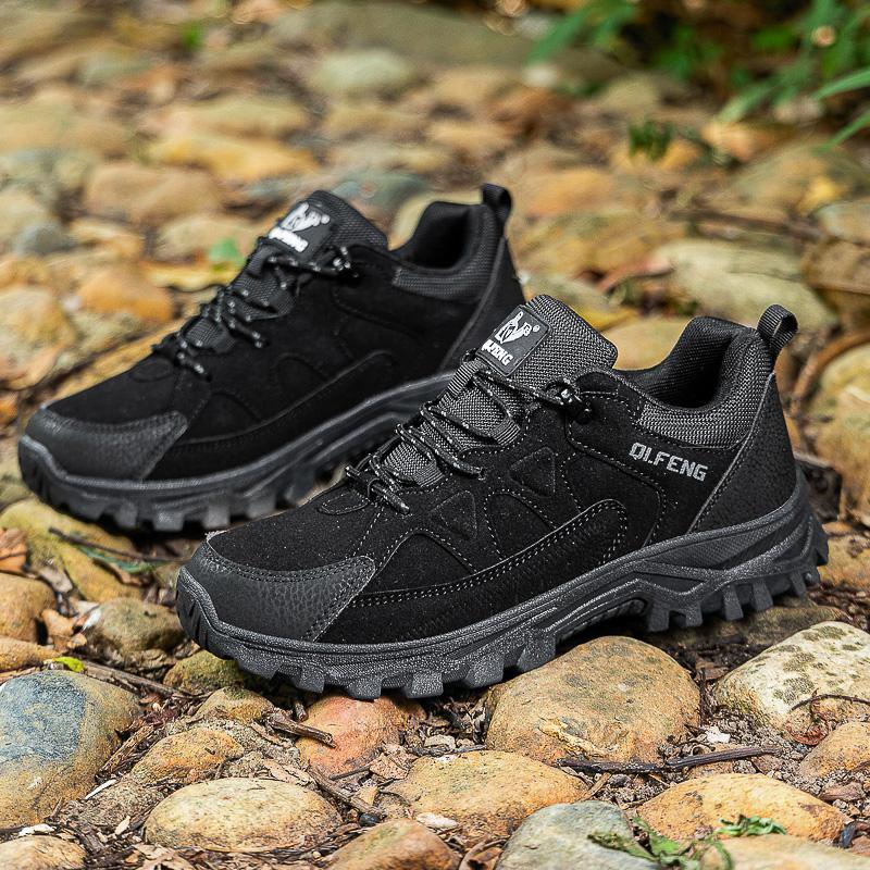 PLUS SIZE Men Women Adventure Sneakers Durable Grip Non-Slip Shoes Lace-Up Comfort Ideal for Outdoor Hiking Boots Men Footwear37-49