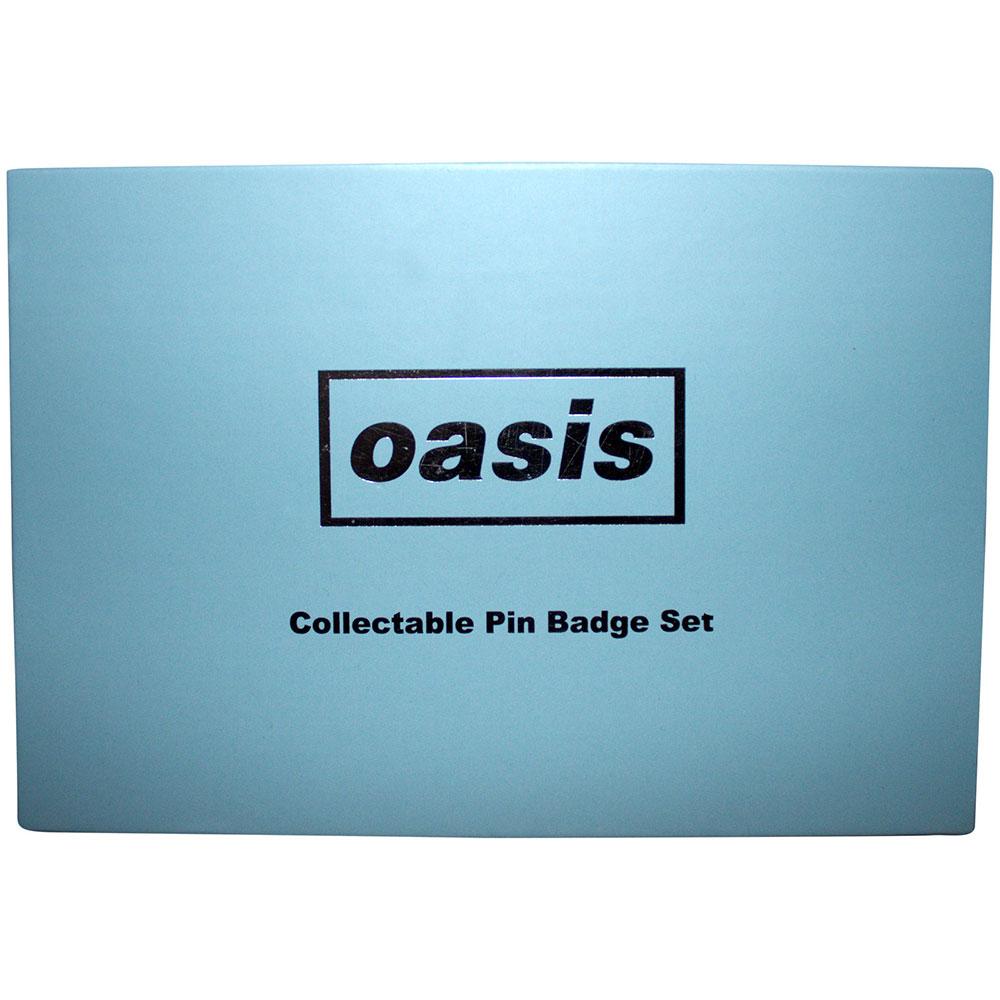 Oasis Logo Anstecknadel-Set (Packung mit 6)