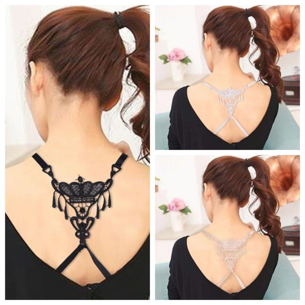 

3 шт. Цветочный бюстгальтер с бретельками на спине и бабочкой, нижнее белье, ремень на плечо, аксессуар для нижнего белья Style D