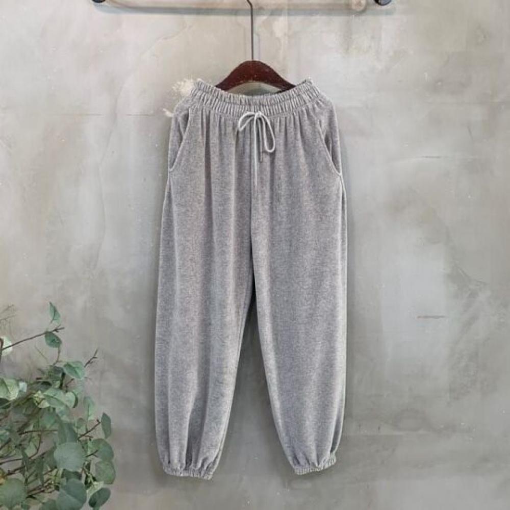 C S In The Room Modi Velour baSiC bandIng Jogger pantS 5Color