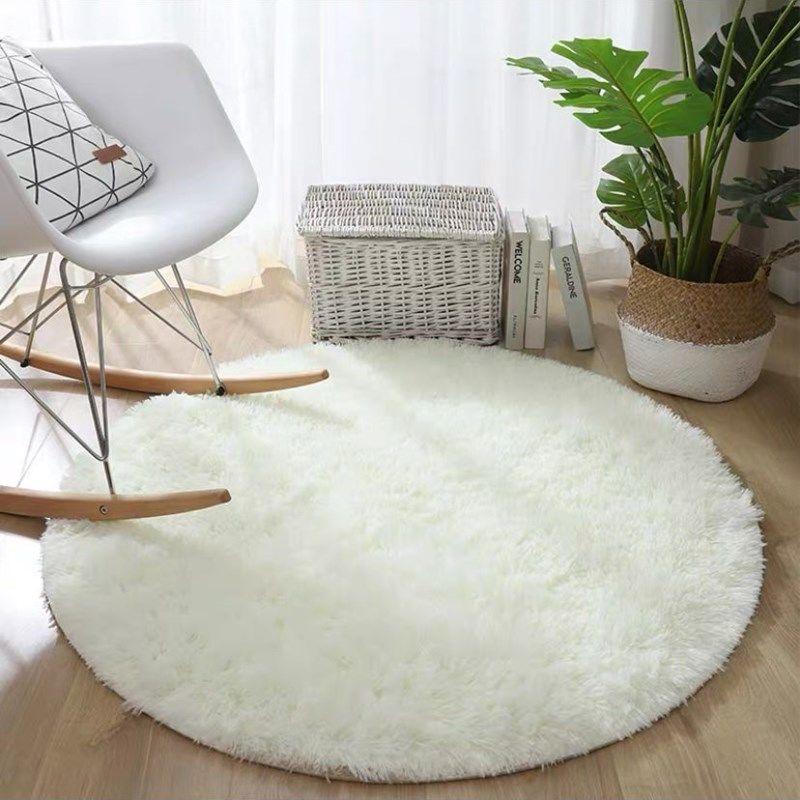 Tie-dye Living Room Carpet Round Wear-resistant Coffee Table Mat Sofa Blanket Bedroom Bedside Blanket