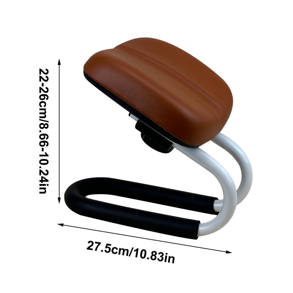 Betender Meditationshocker Höhenverstellbare Kniebänke mit Schwammkissen Rutschfeste Beinhülle Tragbarer Stuhl für Zuhause Yogastudio