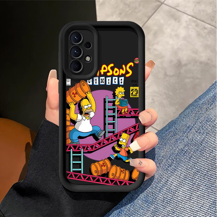 Custodia per Telefono per Samsung Galaxy A04 A17 A15 A12 A07 A13 A30 A14 A16 A50 A06 A05 A20 A11 Cartoon I Simpson Bart