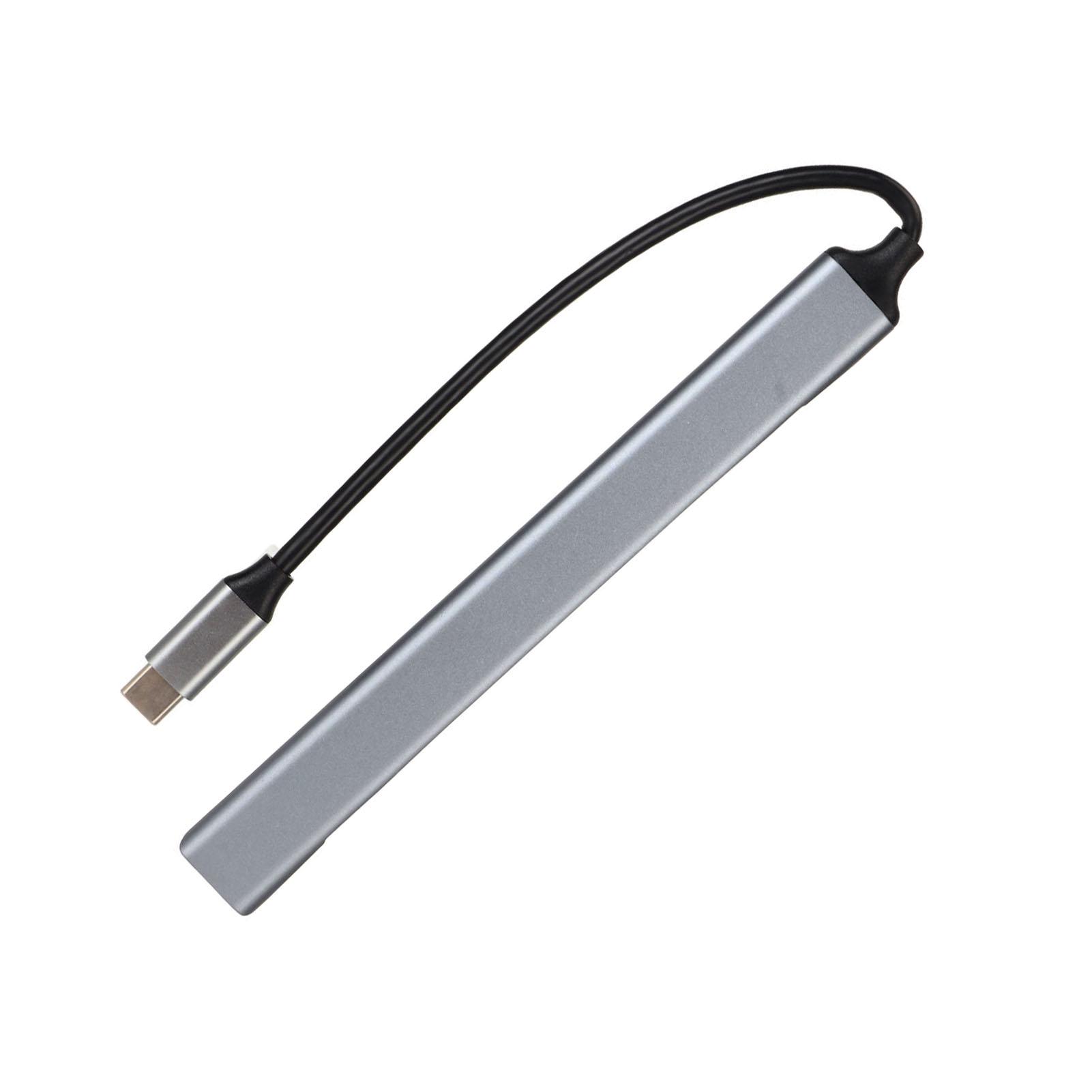 

7 in 1 USB C Hub 1 USB3.0 6 USB2.0 Port 5Gbps Plug and Play USB C Docking Station for Mice Keyboards Laptop