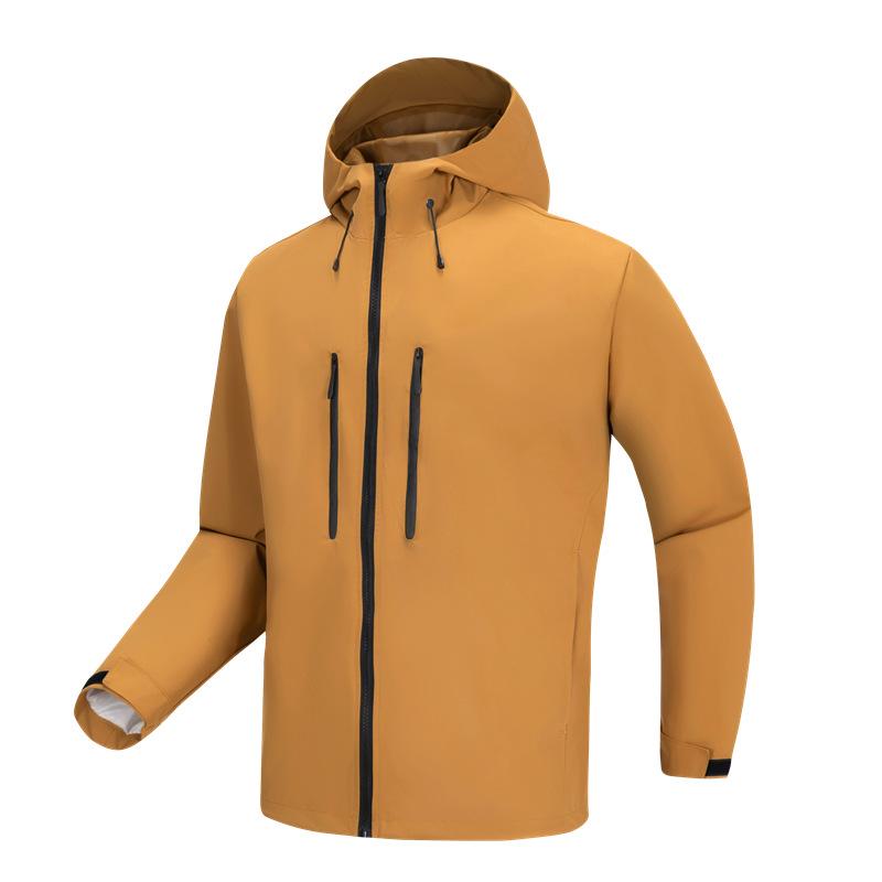 New Hooded Jacket Men's Fashion Trendy Men's Spring and Autumn Jacket Men's Spring and Autumn Jacket Waterproof Windproof Jacket Protection