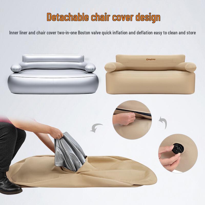 KingCamp Double Camping Inflatable Sofa Chair Mattress
