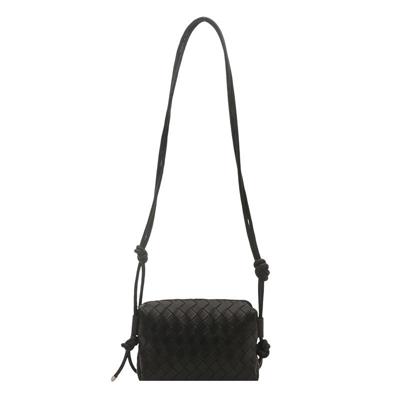 Fashion Versatile Weave Adjustable Shoulder Strap Leather Crossbody Bag Large Capacity Fashion Compartmentary Ladies Commuter Bag