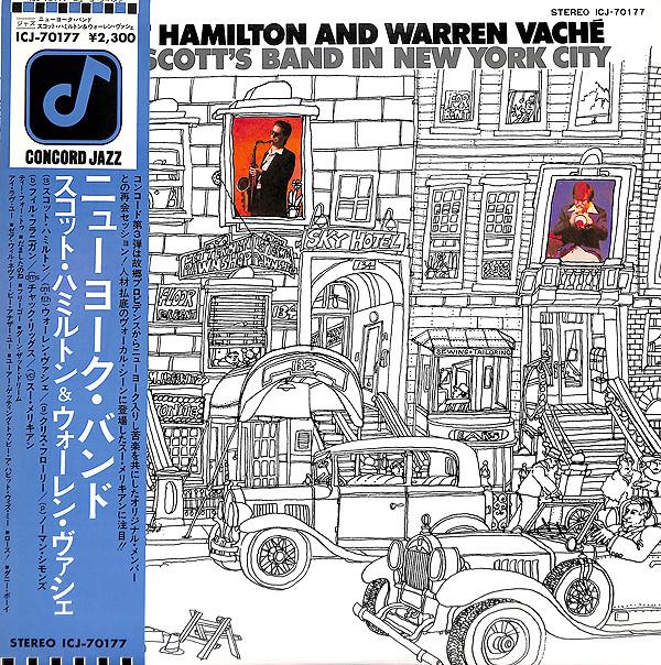 LP Record SCOTT HAMILTON, WARREN VACHE - With Scott's Band In New York City ICJ70177 CONCORD JAZZ 1978 Japan Jazz Used