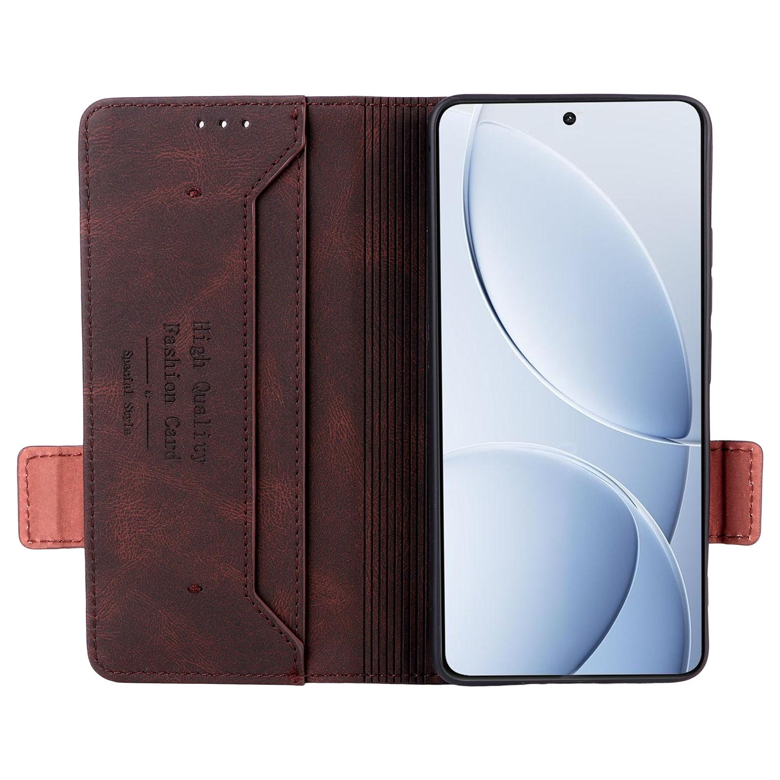 

Leather Case For Xiaomi Poco F7 Pro 5G/F7 Ultra 5G/Redmi K80 Pro 5G/K80 5G Wallet Flip Phone Cover with Hardware Decor Purple