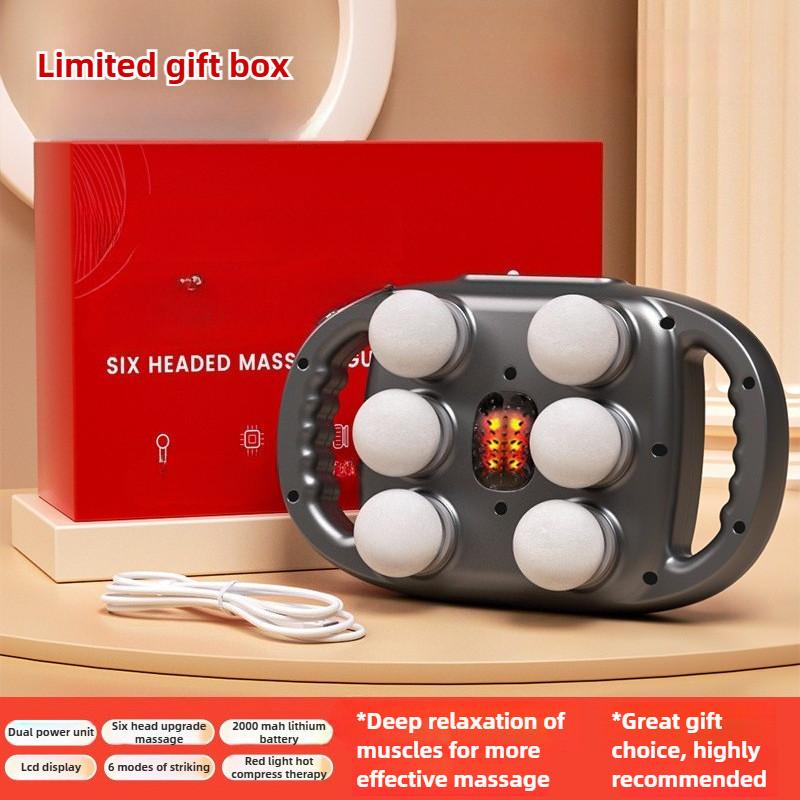 22-head Multifunctional Deep Tissue Massage Therapy Device Portable Fascia Gun Professional Muscle Relaxation Massager