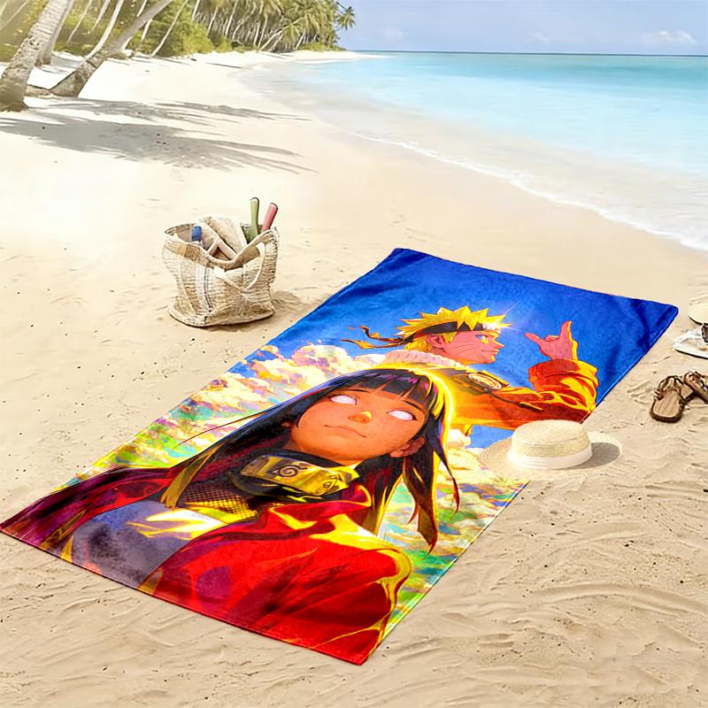 naruto Beach Towel, Lightweight Beach Towel, Tropical Style, Ideal Holiday Gift For Family