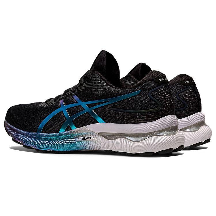 Asics ლარი Nimbus 24 შავი ჩაისფერი ქალის სპორტული ფეხსაცმელი 1012B306-001