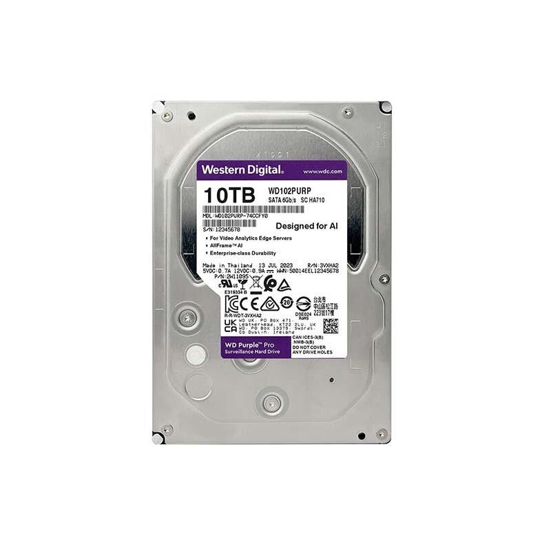 

Western Digital WD Purple Pro 10TB Surveillance Hard Drive