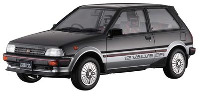 Hasegawa Toyota Starlet EP71 Si Limited plastikinis modelis 20425 1/24 (3 durys) Vidutinis laikotarpis