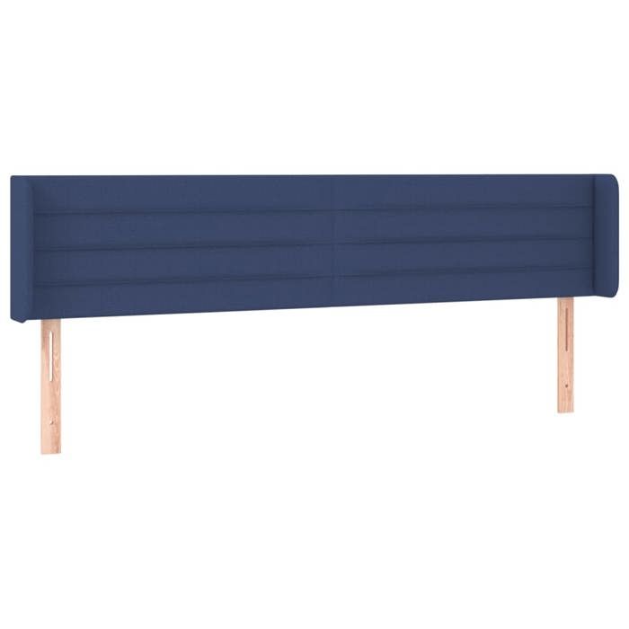 VidaXL Tête de Lit à LED Meuble de Chambre à Coucher Accessoire de Lit Double Tête de Cadre de Lit Intérieur Bleu 3123404