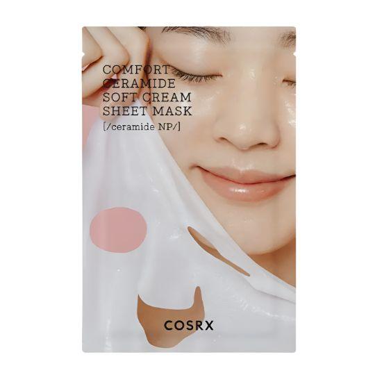 COSRX Balancium Comfort Ceramide Soft Cream Sheet Mask Deep Moisturizing Barrier Care Mask 1 Sheet