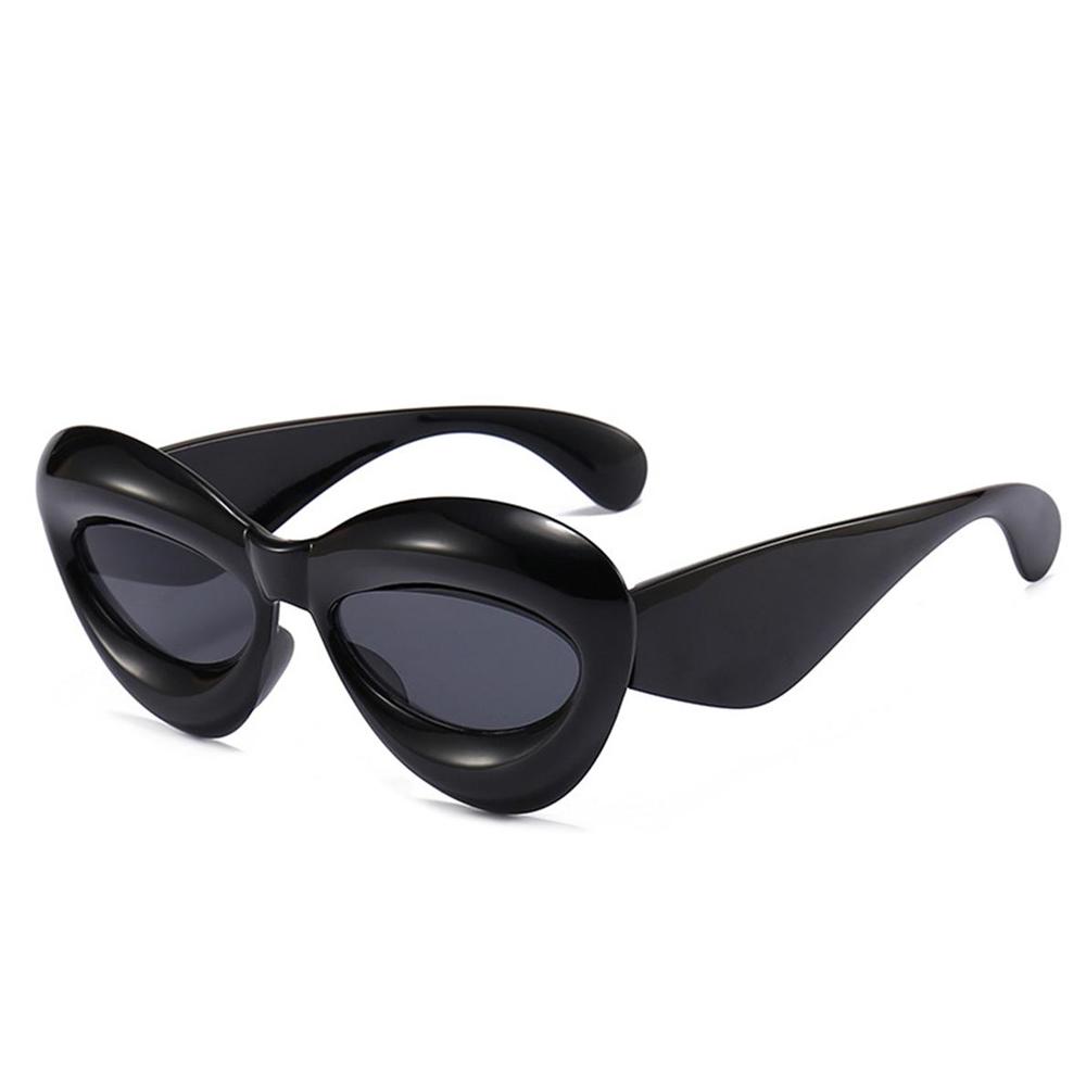 New Candy-colored Cat's Eye Sunglasses Street Fashion Dance Funny Personality Glasses Unisex Fashion Lip Sunglasses.