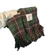 Autumn and winter new Maillard imitation cashmere plaid scarf women's winter senior sense versatile shawl thickened warm scarf