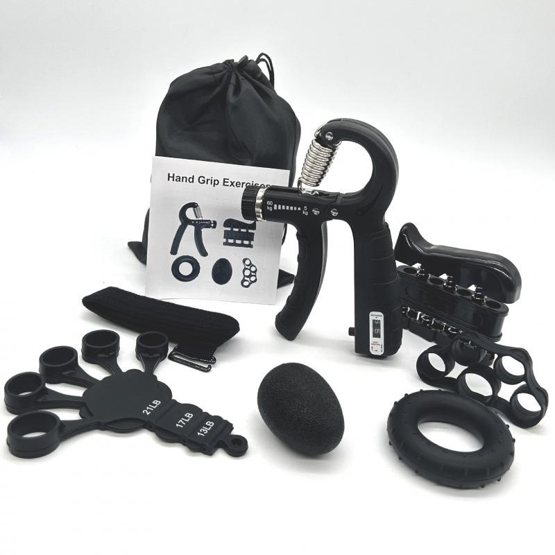Cross-Border Bestselling Grip Strengthener Set: 7-Piece Hand Trainer with Grip Ring & Counter