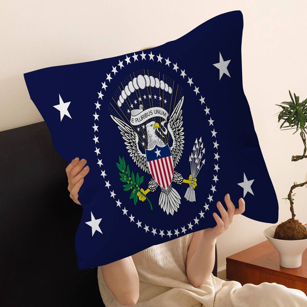 Seal of The President Pillowcase toon Gift Cushion Cover Bedroom Home Sofa Chair Seat Decor pillow case