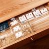 Delicate Bathroom Vanities Tray Organizers Functional Clear Organization Drawers Versatile Storage Solution for Home Use