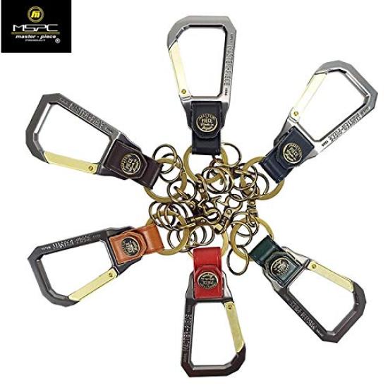 CARABINER Keychain for One Size [MASTERPIECE] Men, Chocolate,