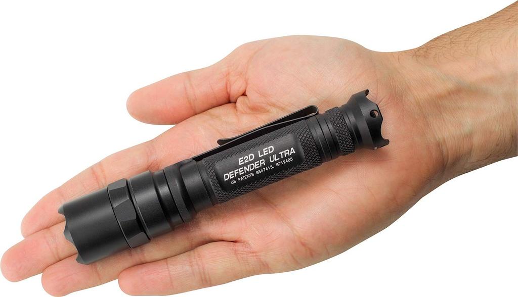 SUREFIRE E2D DEFENDER LED 1000 Fully 200 Meter Beam Warranty and Japanese Instruction Flashlight, Lumens, Waterproof, IPX7, Two-Level Dimming,