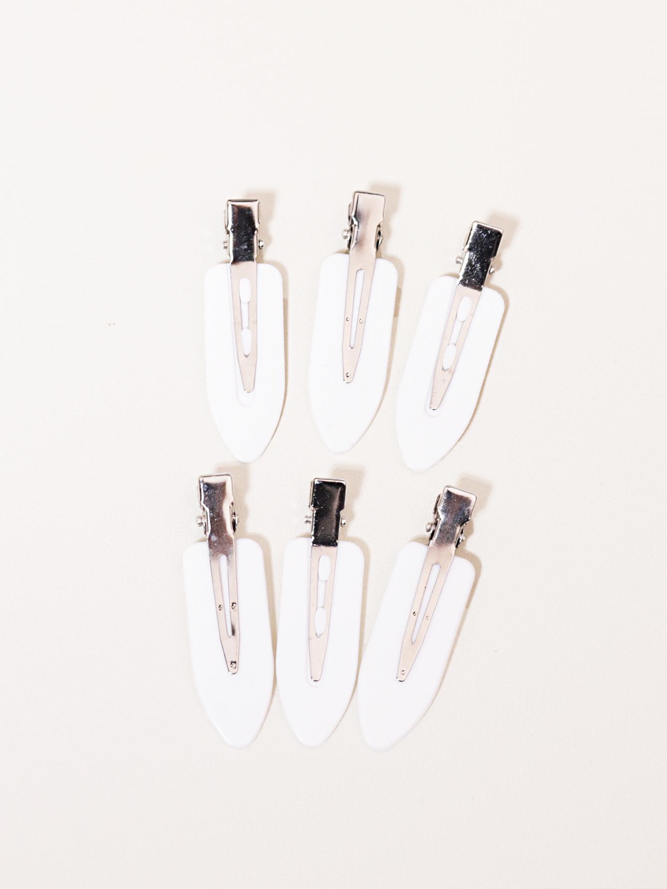 

6pcs fashionable seamless and sweet girl hair clips, makeup clips hair accessories hair styling tools Special for real hair wigs