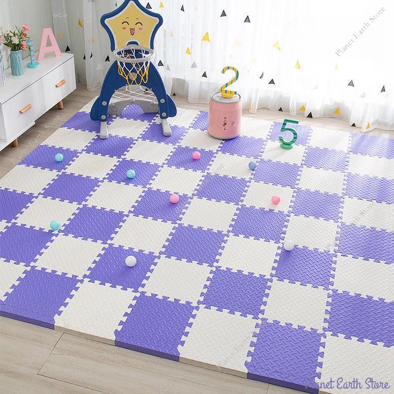 16Pcs Puzzle Mat for Children Kids Carpet Mats EVA Foam Rug Room Activities Mat for Baby Children Room Activities Mat 30*30*1cm