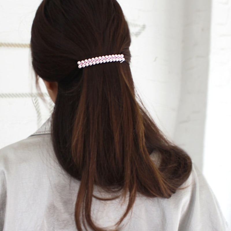 

RACOHA Lovely Lilly pearl Hair pin Pearl & Cubic hair pin pink