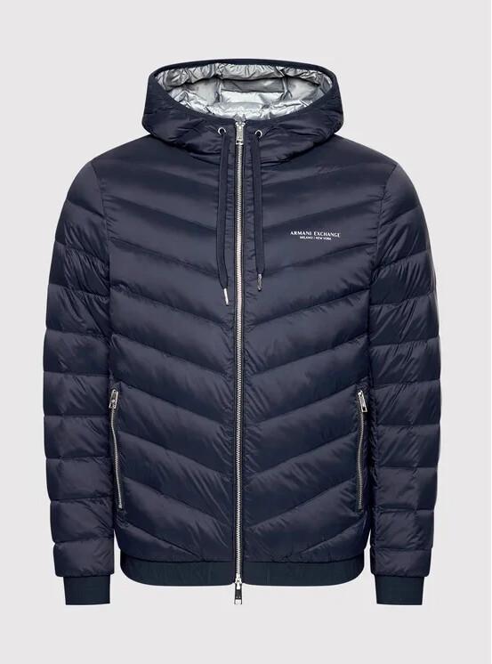 Winter Jacket Armani Exchange Down Jacket with Lining (8NZB53-ZNW3Z) Navy Blue