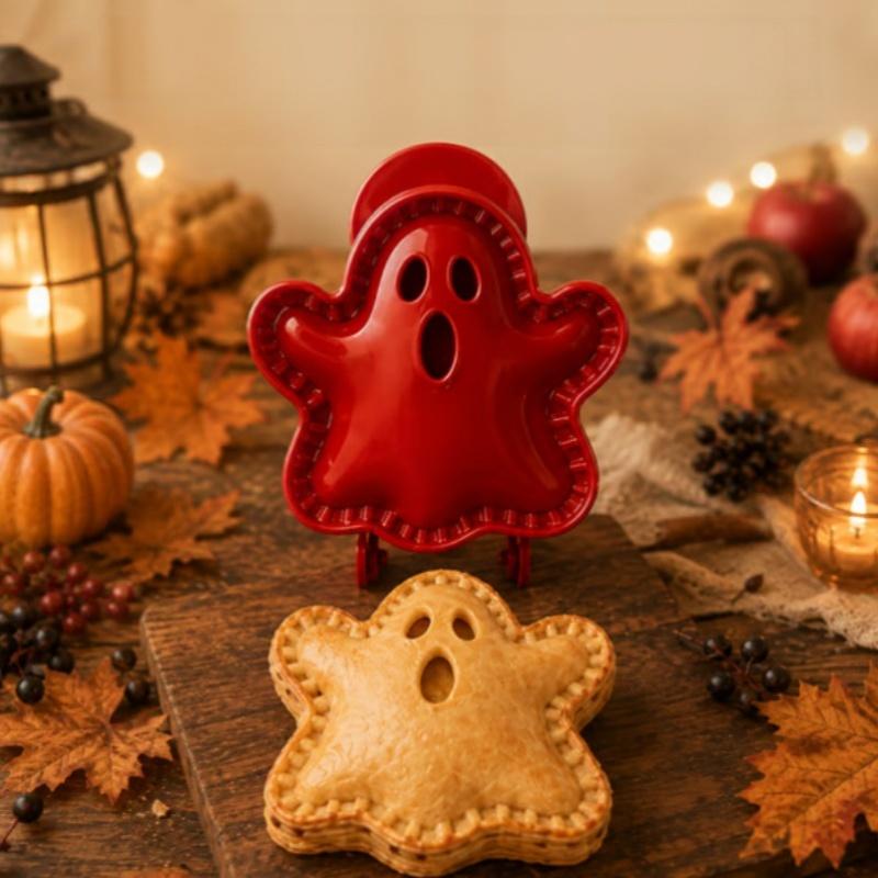 Halloween Mini Hand Pie Molds Baking Supplies 8 Shapes Food Grade Dough Press Cutter,Halloween Baking Supplies