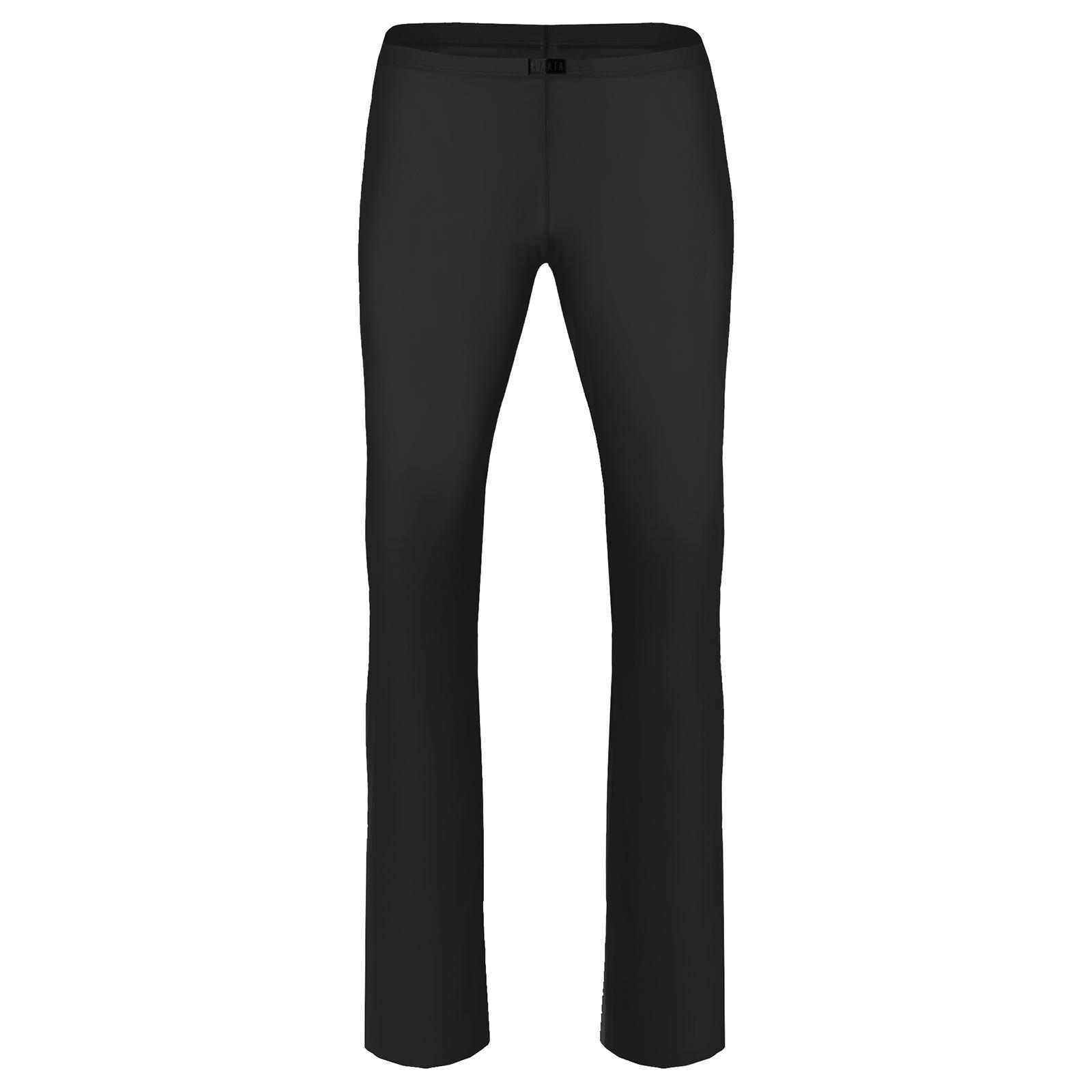 

Мужские прозрачные сетчатые пижамные брюки из ультратонкой ткани с низкой посадкой и эластичным поясом для дома M чёрный