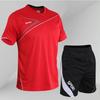 Set di tute da uomo Set da 2 pezzi da uomo Set di tute da fitness per abbigliamento casual estivo