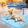 DualPet Dog Cat Summer Cooling Pad Mat Washable Puppy Big Dog Ice Gel Bed Mattress Cool Mascotas Cushion Blanket