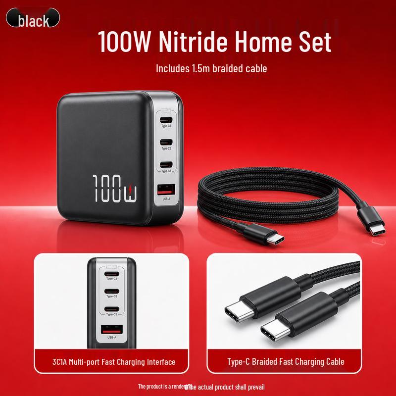 J.D. Power 100W GaN Multi-Port Fast Charger Set