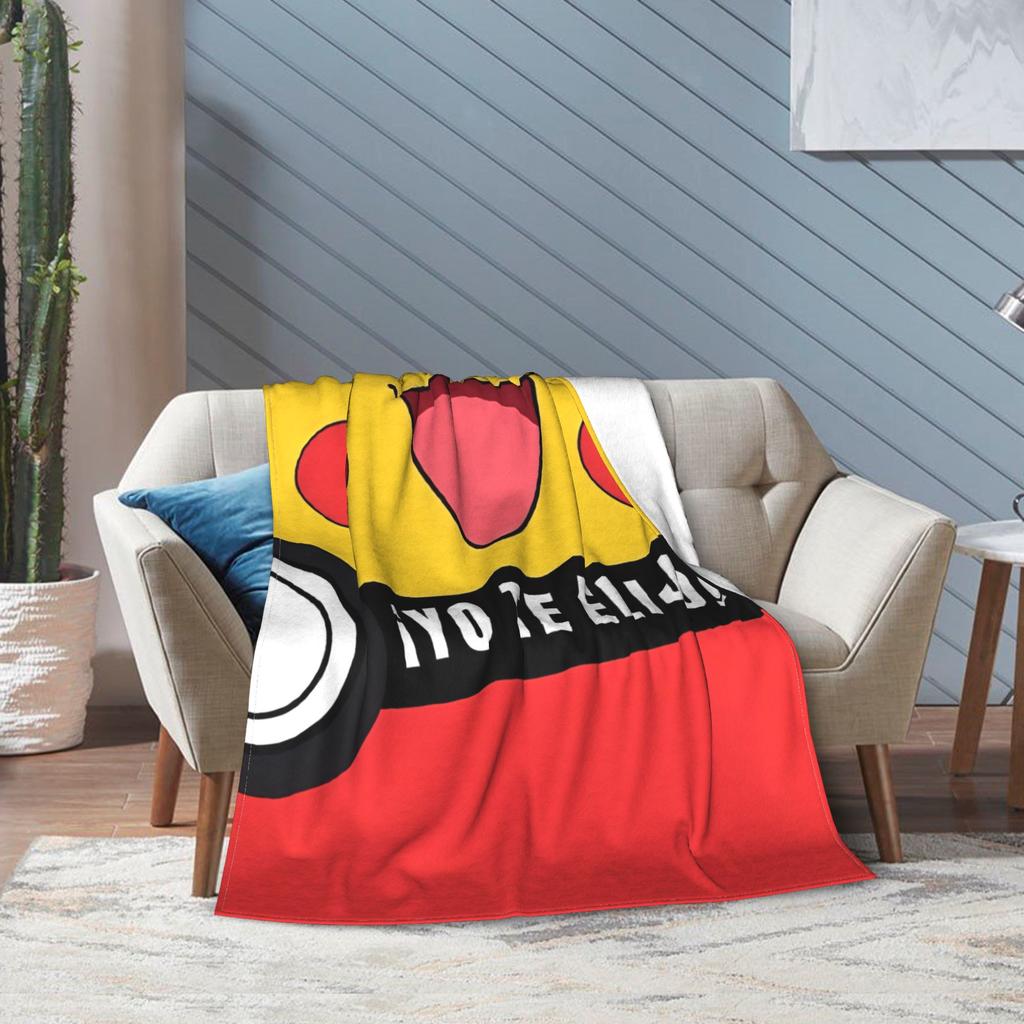 RIPSuper Soft Cartoon Pikachus Throw Blanket Premium Flannel Fleece Lightweight Bed Blanket Cozy Fluffy Bedspread All Season UseR-I-P