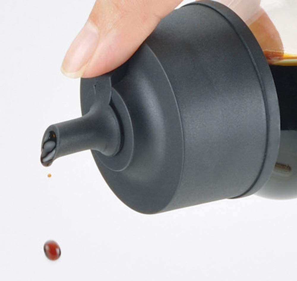 Iwaki KS522-SVN Heat Resistant Glass Seasoning Container Soy Sauce Dispenser No Dripping 250ml