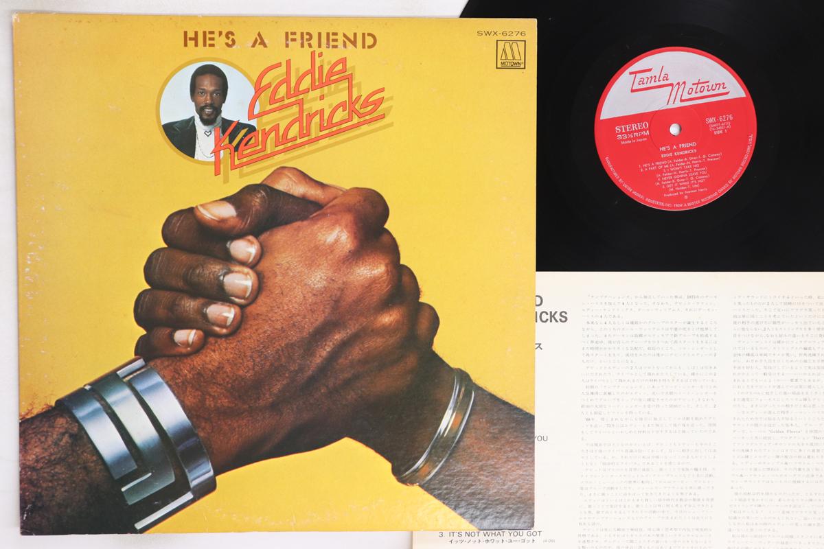 

LP Record EDDIE KENDRICKS - He s A Friend SWX6276 TAMLA MOTOWN 1976 Japan Soul/Funk Used