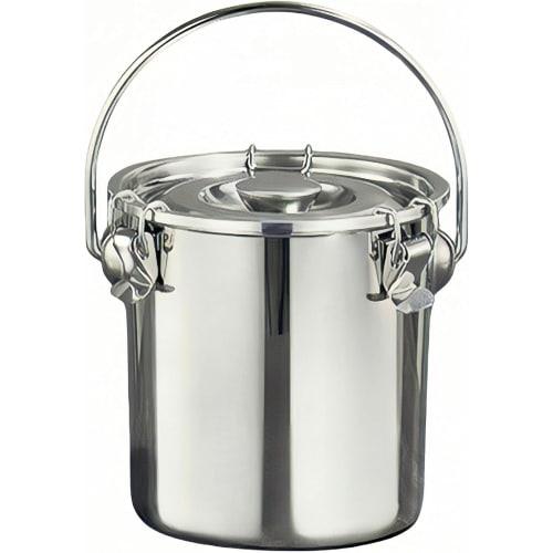 Stainless Steel Pot, Induction Compatible (16cm-35cm), Commercial-grade, with Lid, Locking Mechanism, and Handle. Suitable for Direct Heat Cooking, St