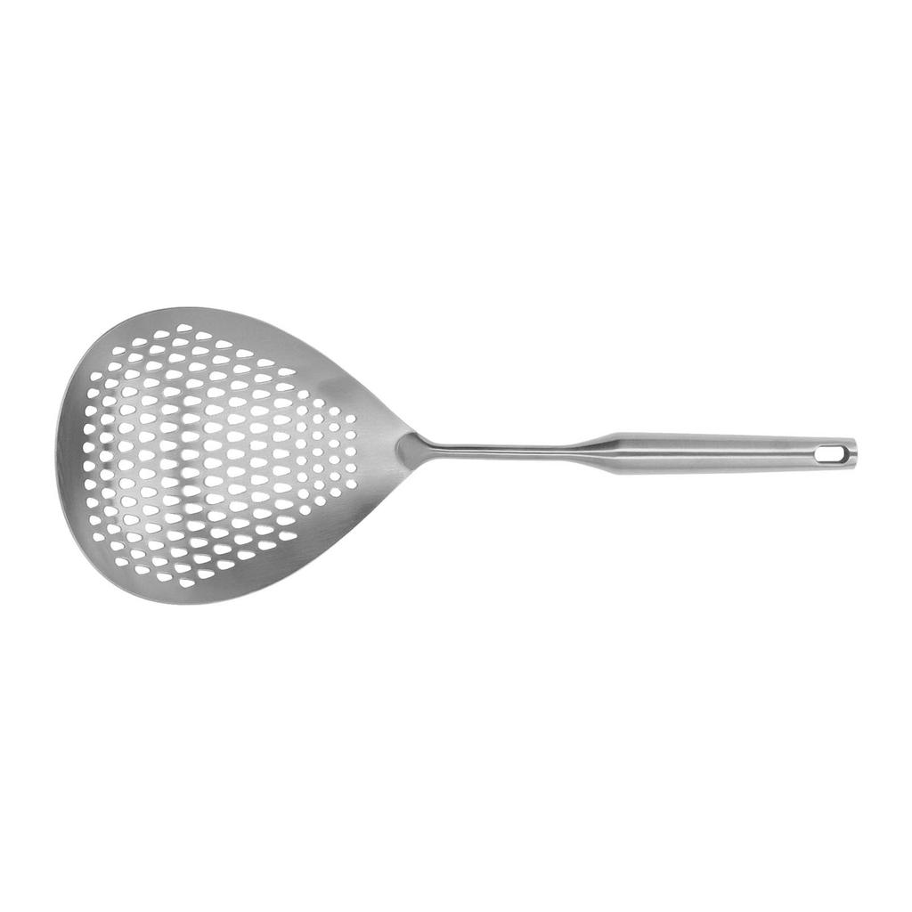 Skimmer Ladle 304 Stainless Steel Food Grade Long Handle Large Flow Skimmer Spoon for Kitchen