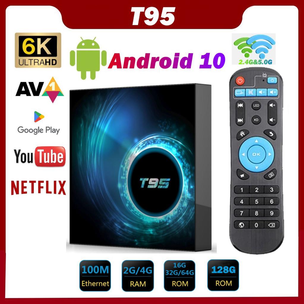H Android 9.0 TV Box Allwinner H603 2.4&5G WiFi 4GB RAM 32GB/64GB ROM Set Top Box USB3.0 HRD 6K Android TV Media Player