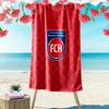 FC Heidenheim Print Beach Towel, Large Soft Quick Dry Towel for Beach Camping Swimming