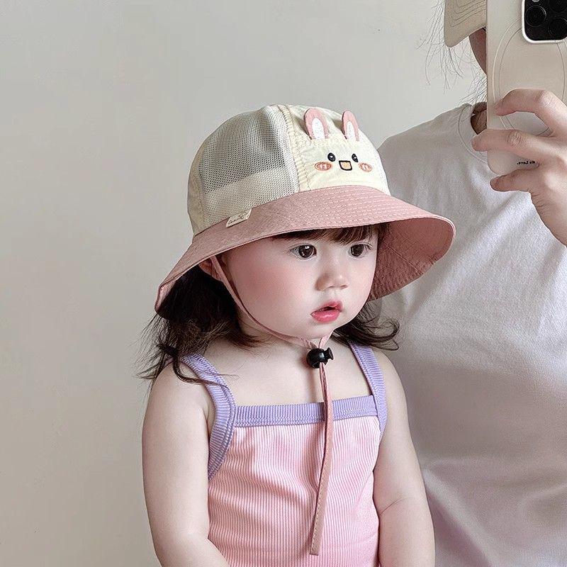 Adorable Unisex Baby Sun Hat: Breathable Mesh, Wide Brim, Summer Protection