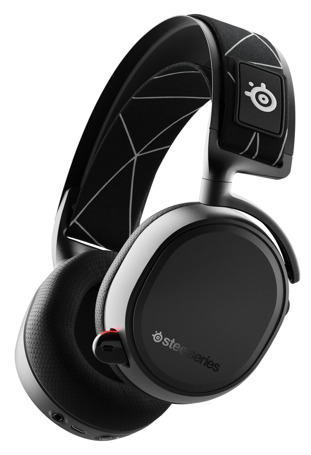 

SteelSeries Arctis 9 Wireless Gaming for Size M Headset, Wireless, 2.4Ghz/Bluetooth Compatible, Closed-Back, PC, PS5, PS4, Black, (Product Code чёрный